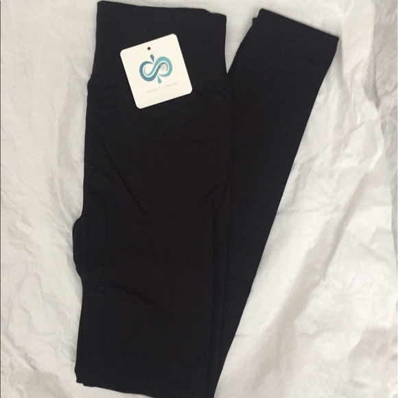 Last One! Fleece Lined Black Leggings! - Picture 2 of 2